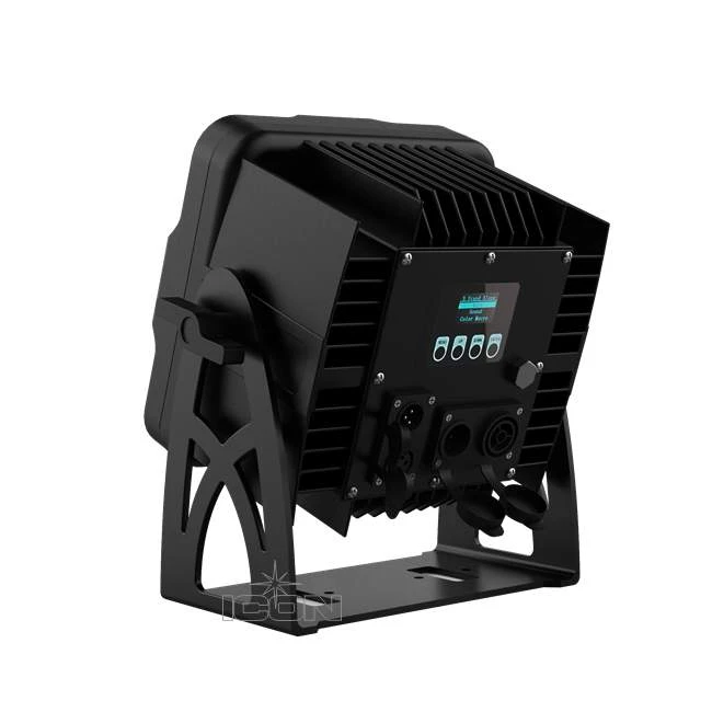OLED IP65 Powercon LEDs RGBWAUV 6in1 Outdoor 9pcs x15w Led Par Can Light Dmx Square Stage Light