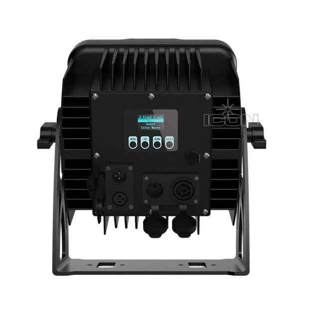 OLED IP65 Powercon LEDs RGBWAUV 6in1 Outdoor 9pcs x15w Led Par Can Light Dmx Square Stage Light