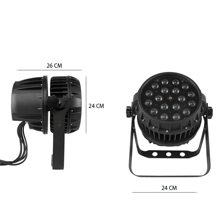 Par 54 Zoom 18 X 18w 6in1 Waterproof Lights